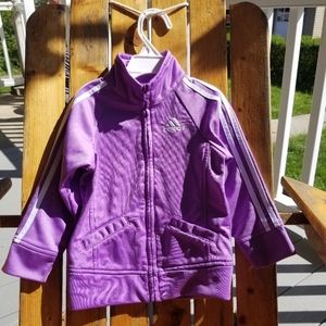 18 Mo Purple Adidas Track Jacket